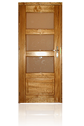 Drzwi wewnętrzne, drewno lite
